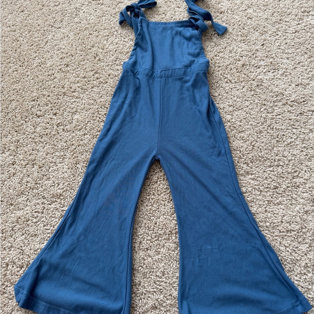 Baileys Blossoms Blue Boho Romper Size 3T